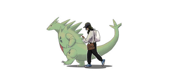 Pokemon. Long walk